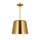 Visual Comfort Studio - KSP1141BBS - One Light Pendant - Draper - Burnished Brass