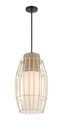 Minka-Lavery - 1104-66A - One Light Pendant - Watermill by Robin Baron - Coal