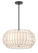 Minka-Lavery - 1105-66A - Three Light Pendant - Watermill by Robin Baron - Coal