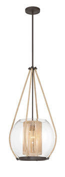 Minka-Lavery - 3195-287 - One Light Pendant - Stutterhein - Sand Bronze