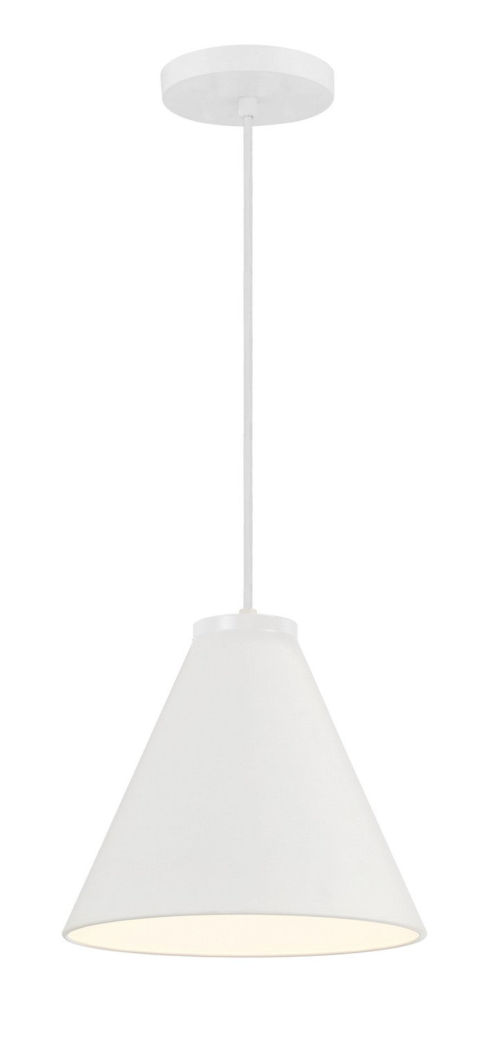 Minka-Lavery - 6201-44 - One Light Hanging Lantern - Vantage Pendants - White