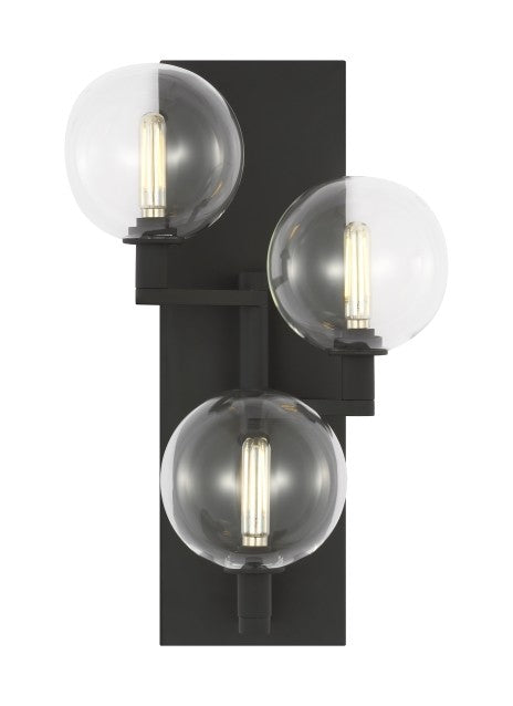 Visual Comfort Modern - 700WSGMBTCB - LED Wall Sconce - Gambit - Nightshade Black