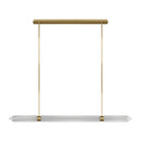 Visual Comfort Modern - AKLS28627BR-277 - LED Linear Chandelier - Langston - Plated Brass