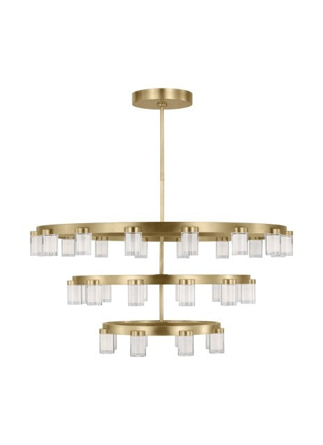 Visual Comfort Modern - KWCH19627NB - LED Chandelier - Esfera - Natural Brass