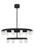 Visual Comfort Modern - KWCH19827B - LED Chandelier - Esfera - Nightshade Black