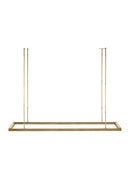 Visual Comfort Modern - MDLS18727NB - LED Linear Suspension - Stagger - Natural Brass