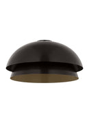 Visual Comfort Modern - SLFM13627BZ - LED Flushmount - Shanti - Dark Bronze