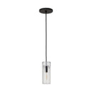Visual Comfort Modern - SLPD277CB - One Light Pendant - Horizon - Nightshade Black