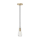 Visual Comfort Modern - SLPD280CNB - One Light Pendant - Lustra - Natural Brass