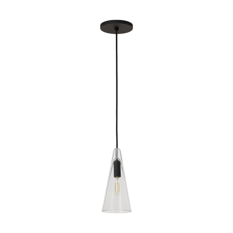 Visual Comfort Modern - SLPD281CB - One Light Pendant - Selina - Nightshade Black