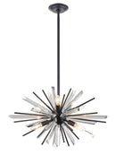 Avenue Lighting - HF8201-BK - Six Light Chandelier - Palisades Ave. - Black