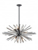 Avenue Lighting - HF8202-BK - Eight Light Chandelier - Palisades Ave. - Black
