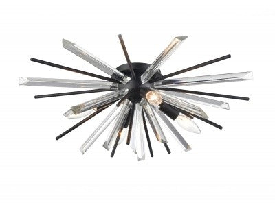 Avenue Lighting - HF8205-BK - Four Light Flush Sconce - Palisades Ave. - Black