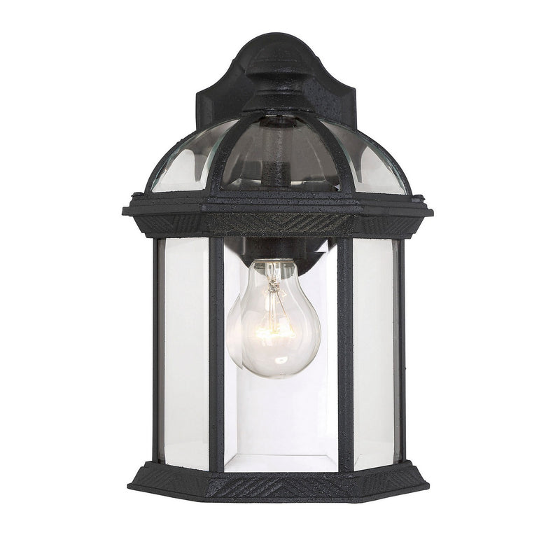 One Light Wall Mount<br /><span style="color:#4AB0CE;">Entrega: 4-10 dias en USA</span><br /><span style="color:#4AB0CE;font-size:60%;">PREGUNTE POR ENTREGA EN PANAMA</span><br />Collection: Kensington<br />Finish: Textured Black