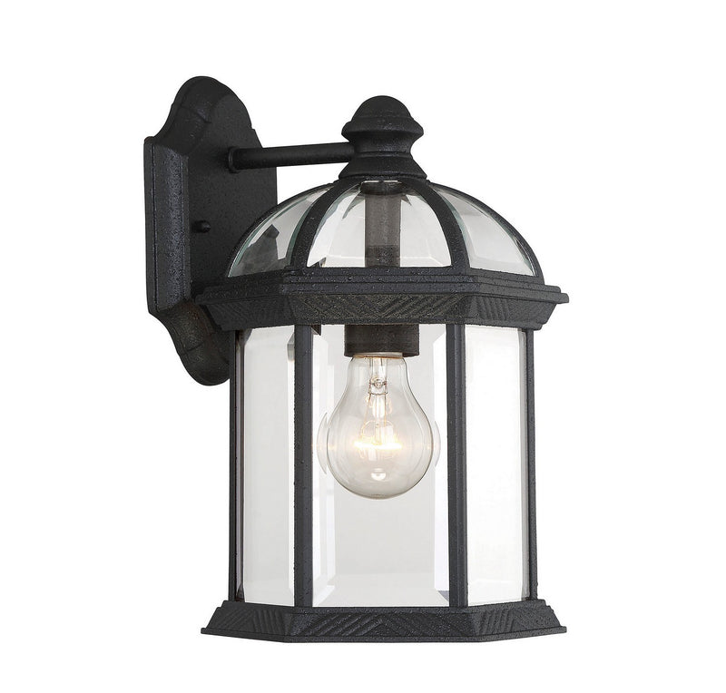 One Light Wall Mount<br /><span style="color:#4AB0CE;">Entrega: 4-10 dias en USA</span><br /><span style="color:#4AB0CE;font-size:60%;">PREGUNTE POR ENTREGA EN PANAMA</span><br />Collection: Kensington<br />Finish: Textured Black