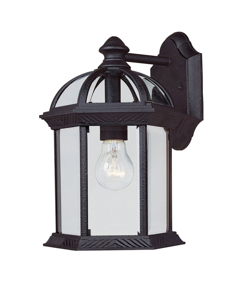 One Light Wall Mount<br /><span style="color:#4AB0CE;">Entrega: 4-10 dias en USA</span><br /><span style="color:#4AB0CE;font-size:60%;">PREGUNTE POR ENTREGA EN PANAMA</span><br />Collection: Kensington<br />Finish: Textured Black