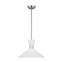 One Light Pendant<br /><span style="color:#4AB0CE;">Entrega: 4-10 dias en USA</span><br /><span style="color:#4AB0CE;font-size:60%;">PREGUNTE POR ENTREGA EN PANAMA</span><br />Collection: Belcarra<br />Finish: Brushed Steel