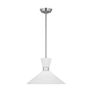 One Light Pendant<br /><span style="color:#4AB0CE;">Entrega: 4-10 dias en USA</span><br /><span style="color:#4AB0CE;font-size:60%;">PREGUNTE POR ENTREGA EN PANAMA</span><br />Collection: Belcarra<br />Finish: Brushed Steel