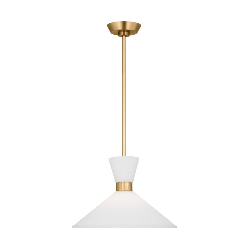 One Light Pendant<br /><span style="color:#4AB0CE;">Entrega: 4-10 dias en USA</span><br /><span style="color:#4AB0CE;font-size:60%;">PREGUNTE POR ENTREGA EN PANAMA</span><br />Collection: Belcarra<br />Finish: Satin Brass