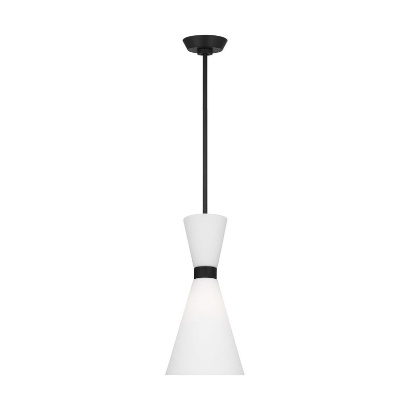 One Light Pendant<br /><span style="color:#4AB0CE;">Entrega: 4-10 dias en USA</span><br /><span style="color:#4AB0CE;font-size:60%;">PREGUNTE POR ENTREGA EN PANAMA</span><br />Collection: Belcarra<br />Finish: Midnight Black
