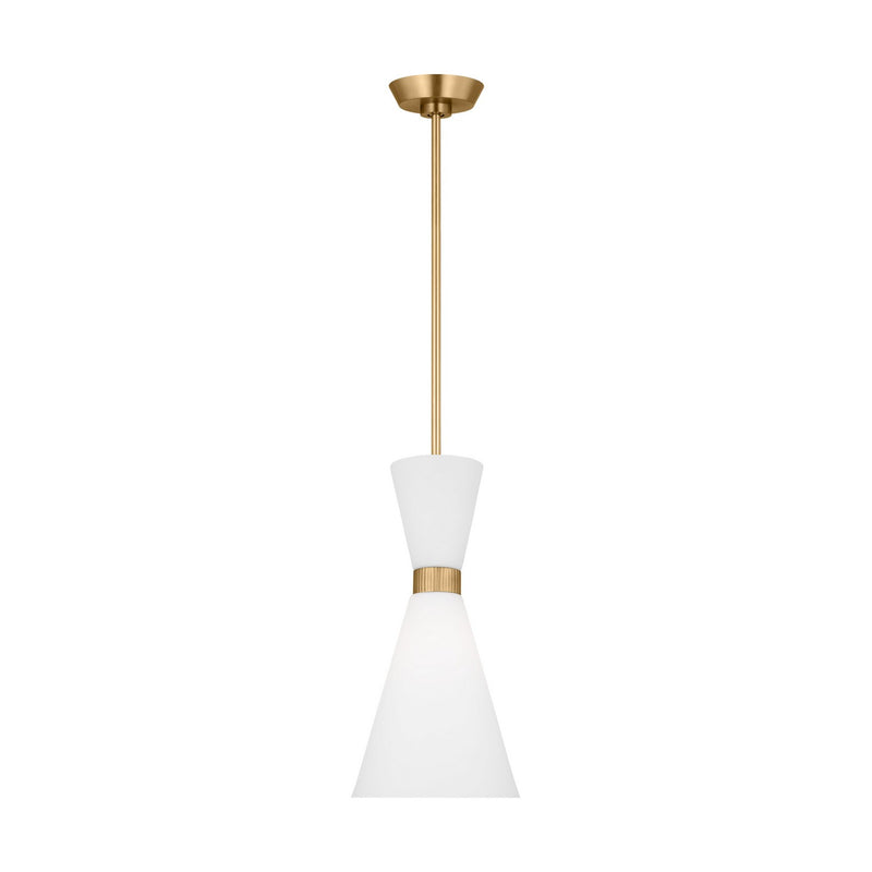 One Light Pendant<br /><span style="color:#4AB0CE;">Entrega: 2-3 semanas en USA</span><br /><span style="color:#4AB0CE;font-size:60%;">PREGUNTE POR ENTREGA EN PANAMA</span><br />Collection: Belcarra<br />Finish: Satin Brass