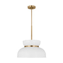One Light Pendant<br /><span style="color:#4AB0CE;">Entrega: 4-10 dias en USA</span><br /><span style="color:#4AB0CE;font-size:60%;">PREGUNTE POR ENTREGA EN PANAMA</span><br />Collection: Pemberton<br />Finish: Matte White