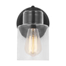 One Light Wall Sconce<br /><span style="color:#4AB0CE;">Entrega: 4-10 dias en USA</span><br /><span style="color:#4AB0CE;font-size:60%;">PREGUNTE POR ENTREGA EN PANAMA</span><br />Collection: Sayward<br />Finish: Midnight Black