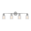 Four Light Bath<br /><span style="color:#4AB0CE;">Entrega: 3-4 semanas en USA</span><br /><span style="color:#4AB0CE;font-size:60%;">PREGUNTE POR ENTREGA EN PANAMA</span><br />Collection: Sayward<br />Finish: Chrome