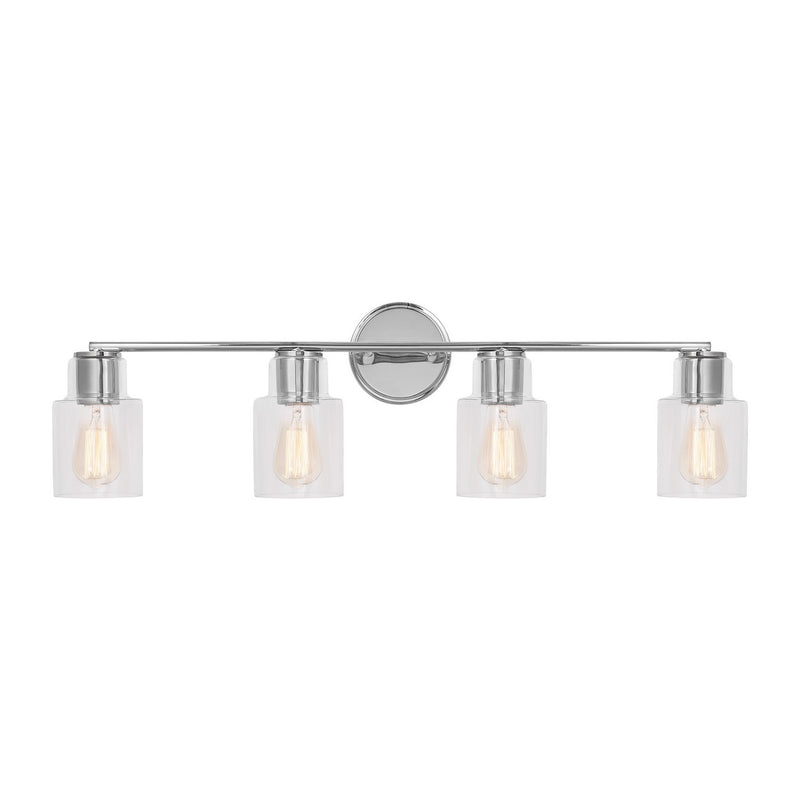 Four Light Bath<br /><span style="color:#4AB0CE;">Entrega: 10-11 semanas en USA</span><br /><span style="color:#4AB0CE;font-size:60%;">PREGUNTE POR ENTREGA EN PANAMA</span><br />Collection: Sayward<br />Finish: Chrome