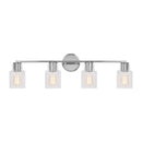 Four Light Bath<br /><span style="color:#4AB0CE;">Entrega: 4-10 dias en USA</span><br /><span style="color:#4AB0CE;font-size:60%;">PREGUNTE POR ENTREGA EN PANAMA</span><br />Collection: Sayward<br />Finish: Chrome