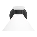 One Light Wall Sconce<br /><span style="color:#4AB0CE;">Entrega: 4-10 dias en USA</span><br /><span style="color:#4AB0CE;font-size:60%;">PREGUNTE POR ENTREGA EN PANAMA</span><br />Collection: Belcarra<br />Finish: Midnight Black