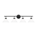 Four Light Bath<br /><span style="color:#4AB0CE;">Entrega: 4-10 dias en USA</span><br /><span style="color:#4AB0CE;font-size:60%;">PREGUNTE POR ENTREGA EN PANAMA</span><br />Collection: Belcarra<br />Finish: Midnight Black