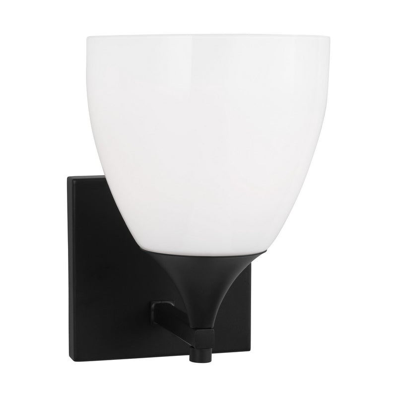 One Light Wall Sconce<br /><span style="color:#4AB0CE;">Entrega: 4-10 dias en USA</span><br /><span style="color:#4AB0CE;font-size:60%;">PREGUNTE POR ENTREGA EN PANAMA</span><br />Collection: Toffino<br />Finish: Midnight Black