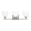 Three Light Bath<br /><span style="color:#4AB0CE;">Entrega: 4-10 dias en USA</span><br /><span style="color:#4AB0CE;font-size:60%;">PREGUNTE POR ENTREGA EN PANAMA</span><br />Collection: Toffino<br />Finish: Brushed Steel