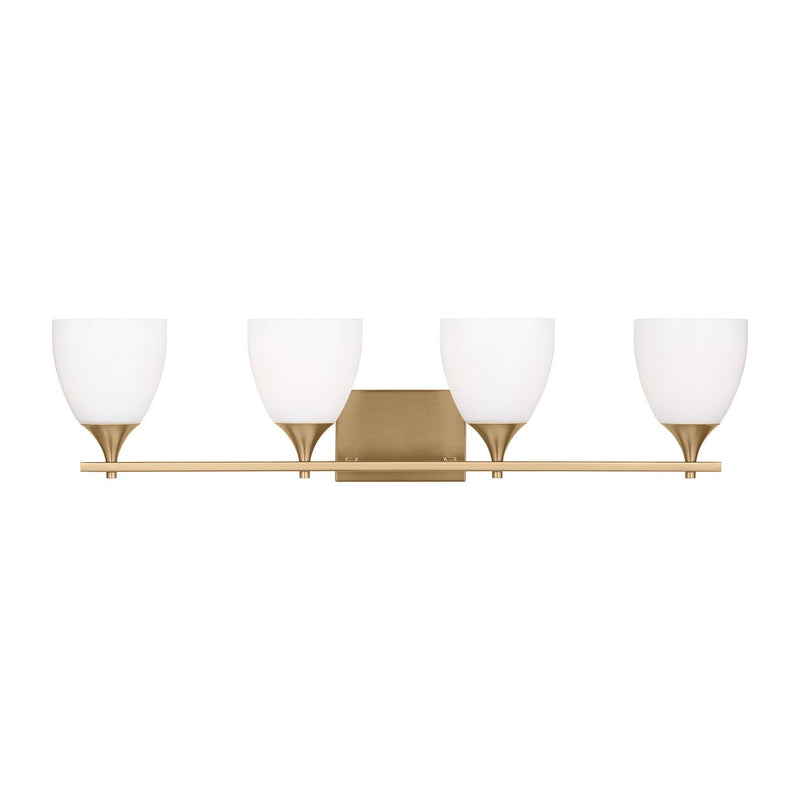 Four Light Bath<br /><span style="color:#4AB0CE;">Entrega: 4-10 dias en USA</span><br /><span style="color:#4AB0CE;font-size:60%;">PREGUNTE POR ENTREGA EN PANAMA</span><br />Collection: Toffino<br />Finish: Satin Brass