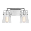 Two Light Bath<br /><span style="color:#4AB0CE;">Entrega: 4-10 dias en USA</span><br /><span style="color:#4AB0CE;font-size:60%;">PREGUNTE POR ENTREGA EN PANAMA</span><br />Collection: Crofton<br />Finish: Chrome
