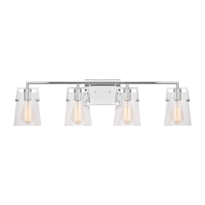 Four Light Bath<br /><span style="color:#4AB0CE;">Entrega: 4-10 dias en USA</span><br /><span style="color:#4AB0CE;font-size:60%;">PREGUNTE POR ENTREGA EN PANAMA</span><br />Collection: Crofton<br />Finish: Chrome