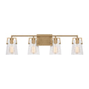 Four Light Bath<br /><span style="color:#4AB0CE;">Entrega: 4-10 dias en USA</span><br /><span style="color:#4AB0CE;font-size:60%;">PREGUNTE POR ENTREGA EN PANAMA</span><br />Collection: Crofton<br />Finish: Satin Brass