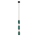 Kalco - 519611STB - One Light Mini Pendant - Verde - Satin Brass