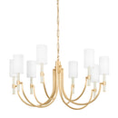 Troy Lighting - F1140-VGL - Eight Light Chandelier - Gustine - Vintage Gold Leaf