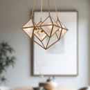 Alora - CH332421VBCR - Four Light Chandelier - Cairo - Ribbed Glass/Vintage Brass