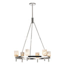 Six Light Chandelier<br /><span style="color:#4AB0CE;">Entrega: 4-10 dias en USA</span><br /><span style="color:#4AB0CE;font-size:60%;">PREGUNTE POR ENTREGA EN PANAMA</span><br />Collection: Lucian<br />Finish: Polished Nickel/Alabaster