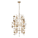 16 Light Chandelier<br /><span style="color:#4AB0CE;">Entrega: 4-10 dias en USA</span><br /><span style="color:#4AB0CE;font-size:60%;">PREGUNTE POR ENTREGA EN PANAMA</span><br />Collection: Yukari<br />Finish: Polished Brass