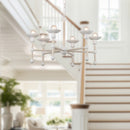 Alora - CH343625MWCN - Six Light Chandelier - Nadine - Matte White/Cotton