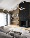 Alora - CH347646MWVB - LED Chandelier - Osorio - Matte White/Vintage Brass