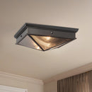 Alora - FM332615UBCR - Two Light Flush Mount - Cairo - Ribbed Glass/Urban Bronze