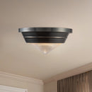 Alora - FM348010UBPG - One Light Flush Mount - Willard - Urban Bronze/Prismatic Glass