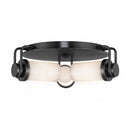 Three Light Flush Mount<br /><span style="color:#4AB0CE;">Entrega: 4-10 dias en USA</span><br /><span style="color:#4AB0CE;font-size:60%;">PREGUNTE POR ENTREGA EN PANAMA</span><br />Collection: Wynwood<br />Finish: Urban Bronze/Glossy Opal