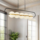 Alora - LP302005MBBG - LED Pendant - Tagliato - Matte Black/Brushed Gold