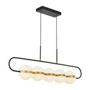 LED Pendant<br /><span style="color:#4AB0CE;">Entrega: 4-10 dias en USA</span><br /><span style="color:#4AB0CE;font-size:60%;">PREGUNTE POR ENTREGA EN PANAMA</span><br />Collection: Tagliato<br />Finish: Matte Black/Brushed Gold